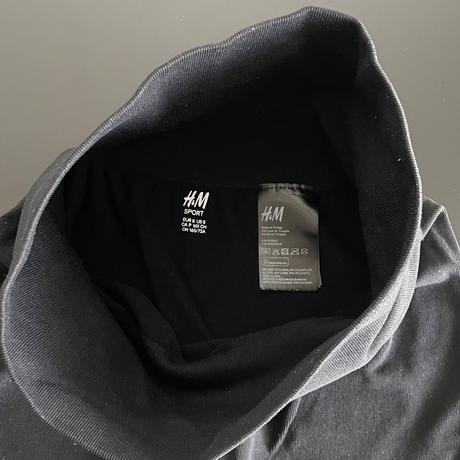 Rebrované šortky vysoký pás prekladaný cyklistické, h&m,s