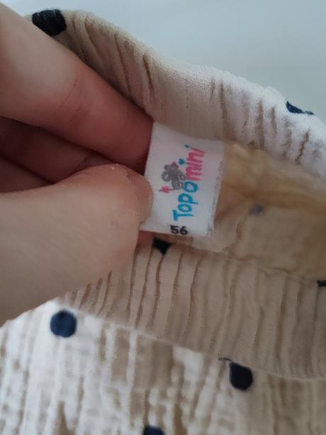 Mušelinové šortky, topomini,62