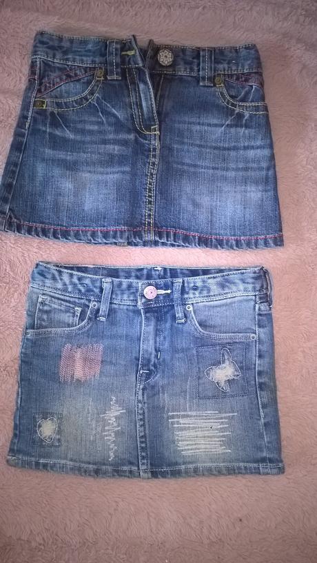 Riflové sukničky cena za dva kusy, next,104