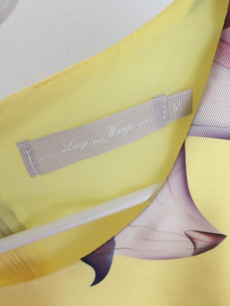 Žlté spoločenské šaty, m