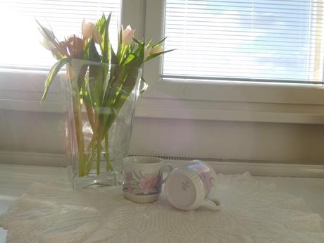 Šálka retro veľká 2 kusy, porcelán, 