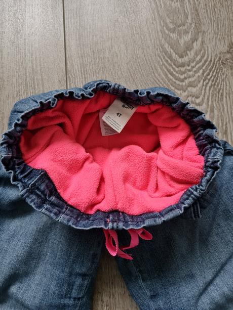 Zateplene flisom rifle / nohavice teplé detské, oshkosh,104