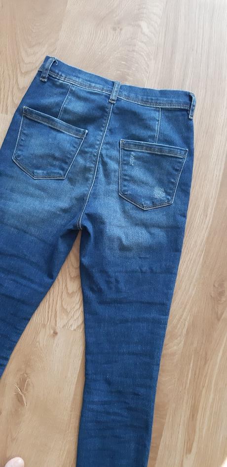 Rifle s vysokým pásom, denim,34