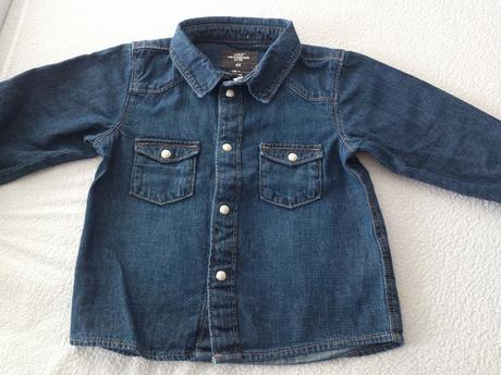 Riflová košela, h&m,74