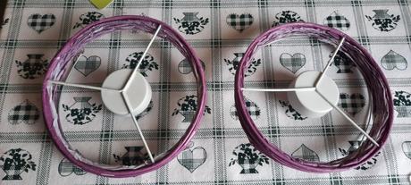 Svietidla na sviecku 2 ks - priemer 15 cm,