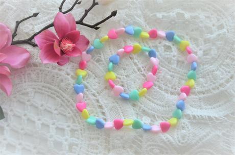 Srdiečková sada-náramok+ náhrdelník, 