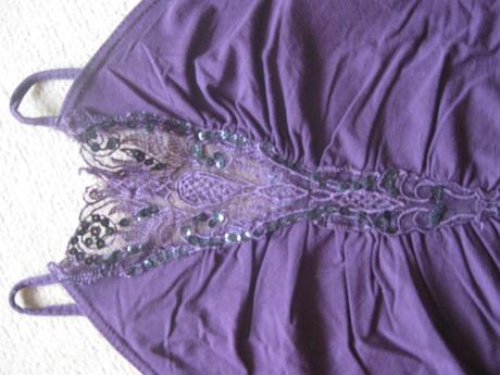 Tričko s čipkou, new look,36