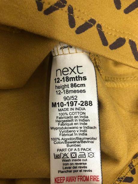 Letné detské opaľovačky zn.next veľ.86cm, next,86