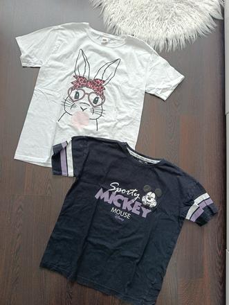 Set dvoch dievčenských tričiek, disney,158