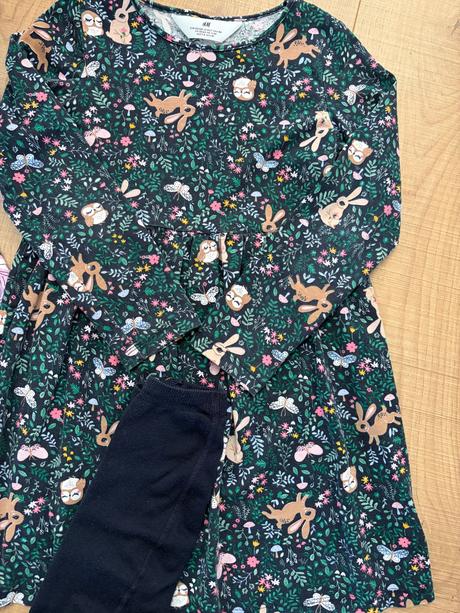 Bavlnené šaty, h&m,122