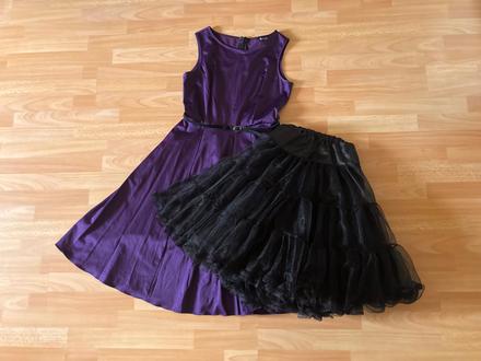 Spoločenské šaty v štýle 50. rokov so spodničkou, 40