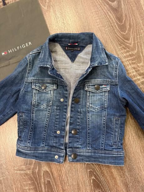 Tommy hilfiger štýlova riflova bunda č.110, tommy hilfiger,110