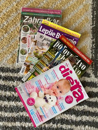 Časopisy mix 4ks, 