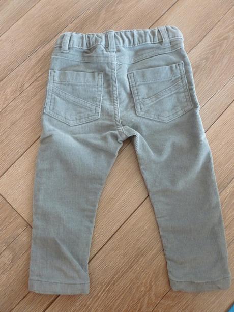 Menčestrové nohavice, f&f,74