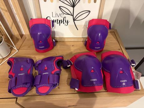 Set korčule oxelo play 3 (32-34) + kompletné chrán, 32