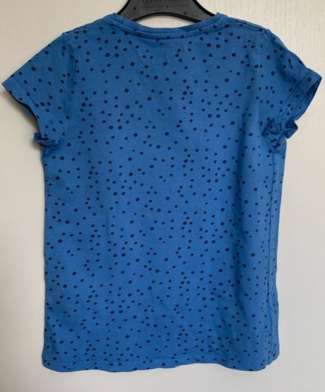 Little kids modré tričko so srdiečkami, 134