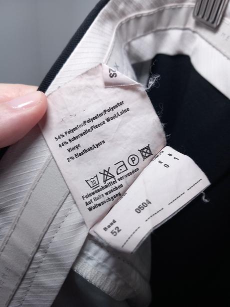 Čierne vlnené nohavice brax, m