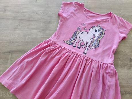 Šaty/tunika s krásnym jednorožcom, 116