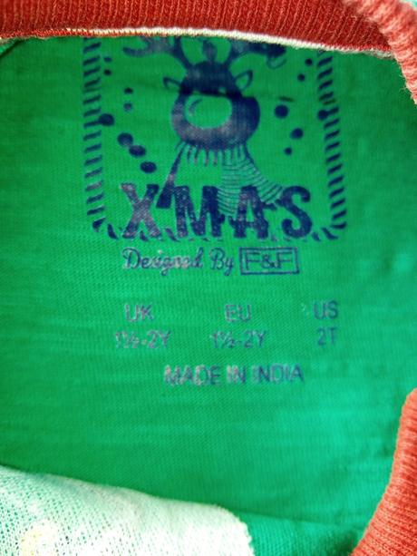 Vianočné tričko, f&f,92