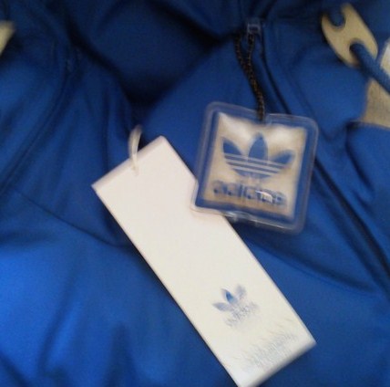 Syto modre poncho s kapuckou adidas ve. 34 /xs/s, adidas,s