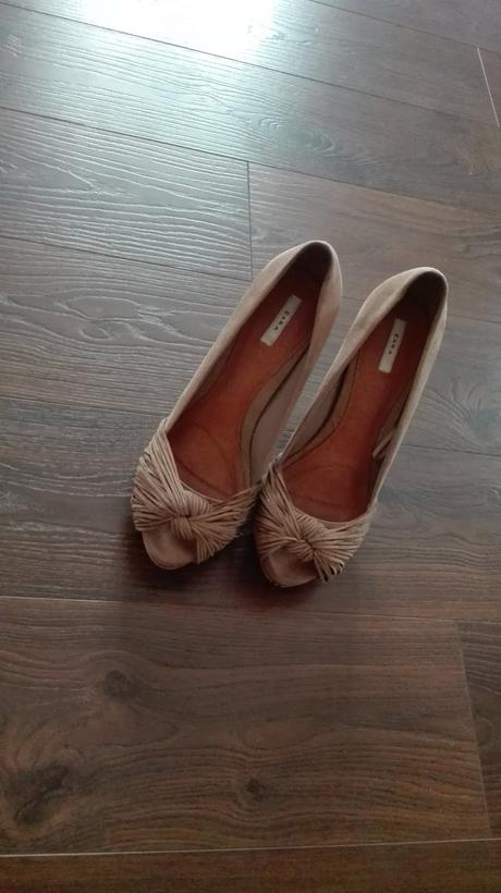 Dámske béžové lodičky bez špice zara, zara,39