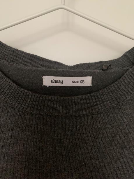 Dámsky tmavošedý svetrík, sinsay,xs