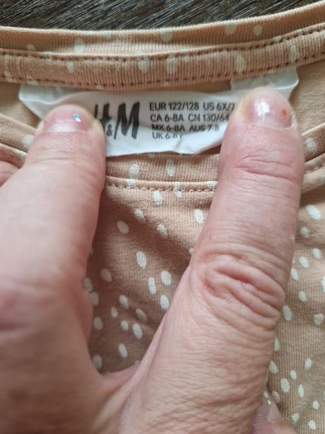 Krásne šatky, h&m,128