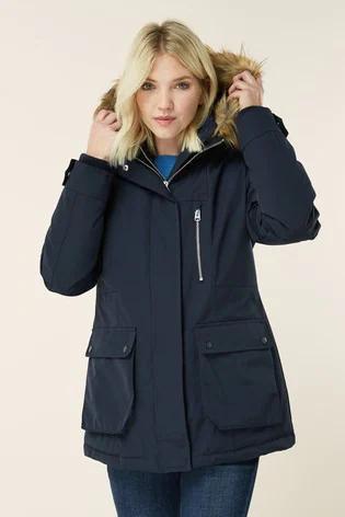 Zimná bunda s kožušinou, next,40 / l