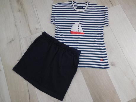 Bavlnené tričko pískacie+sukňa 38v,, 38