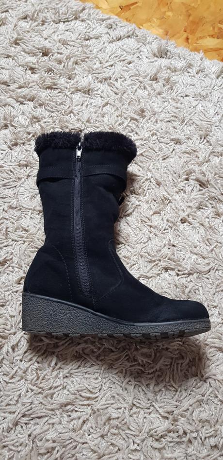 Teplé zimné čizmicky na platforme, graceland,35