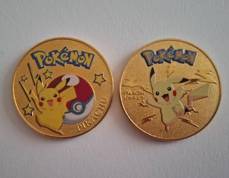 Pokémon mince kovové pikachu, 