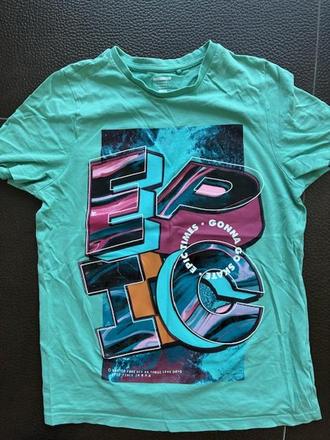 Letné tričko s lesklým nástrekom - perfektneee, f&f,152