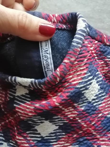 Sviatoč. kárované šatičky mayoral v86-92,18-24mes., mayoral,86