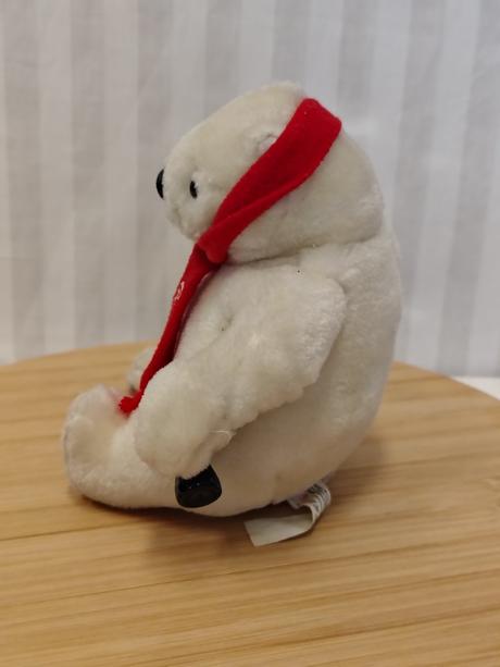 Zb. ľadový medveď s fľaškou coca-cola plush 2007,