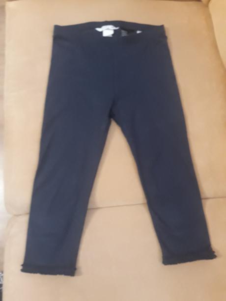 3/4 leginy, h&m,128