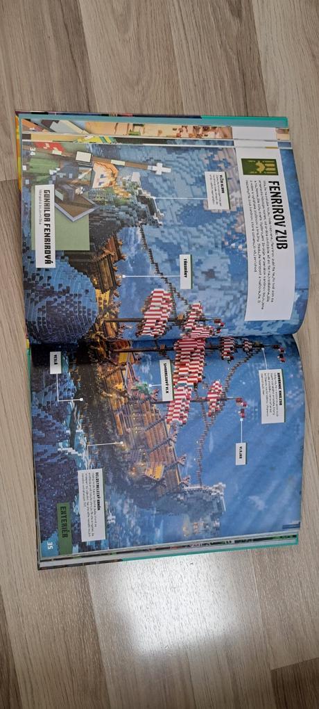 Minecraft kniha,