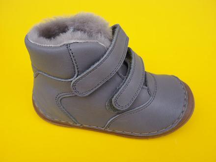 Detské kožené zimné topánky froddo grey, froddo,27