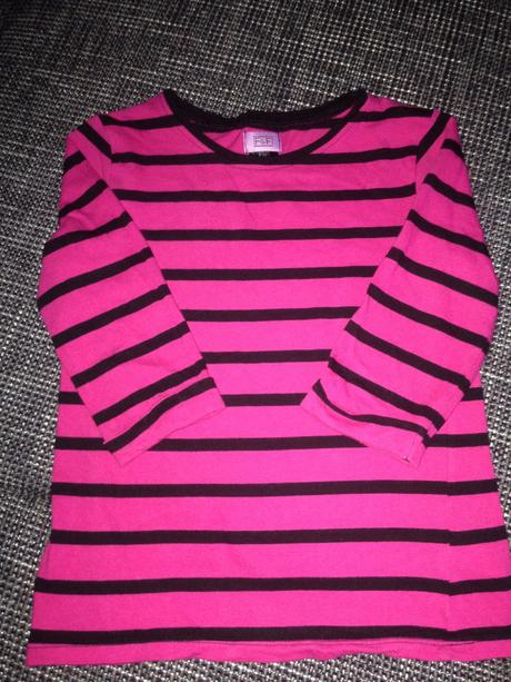 Cyklamenove tricko 3/4 rukav, f&f,122