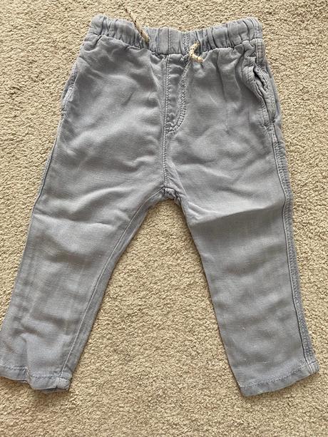 Lanové nohavice, zara,86