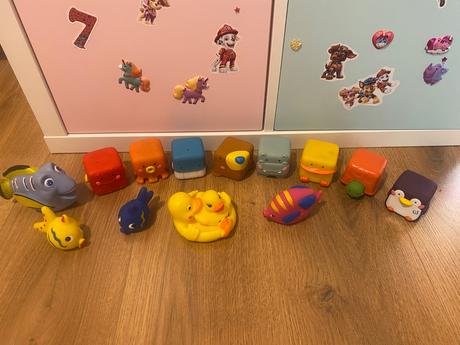 Gumené hračky do vane, na kúpanie,