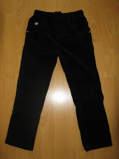 Dievčenské menčestrové nohavice, 128