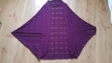 Fialový svetrík/prehoz, 38
