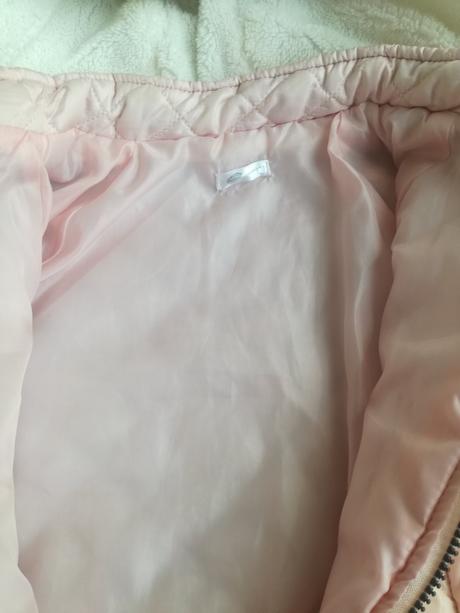 Ružová zimná bunda do pása, pepco,122