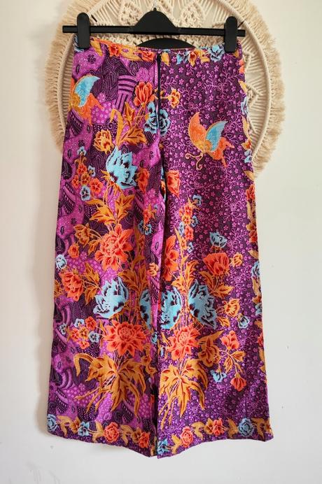 Široké letné nohavice, s