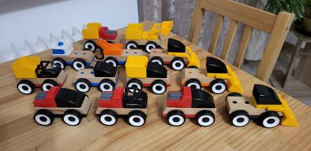Zbierka drevených vozidiel ikea lillabo, 