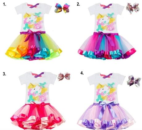 Set tutu sukňa tričko sponka rôzne farby veľkosti, <50 - xs