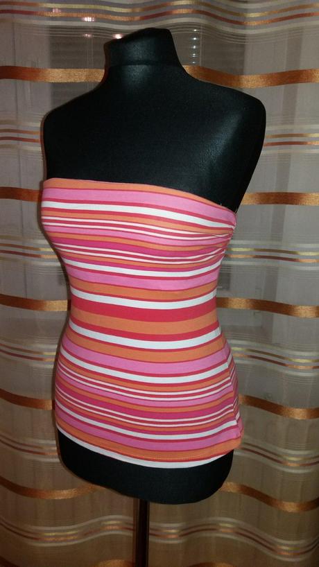 Štýlový pásikavý dámsky topík, cherokee,40