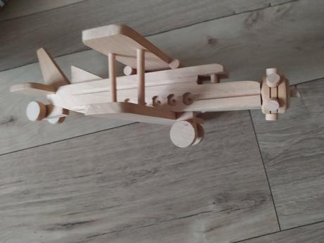 Drevené lietadlo-dvojplošník, 