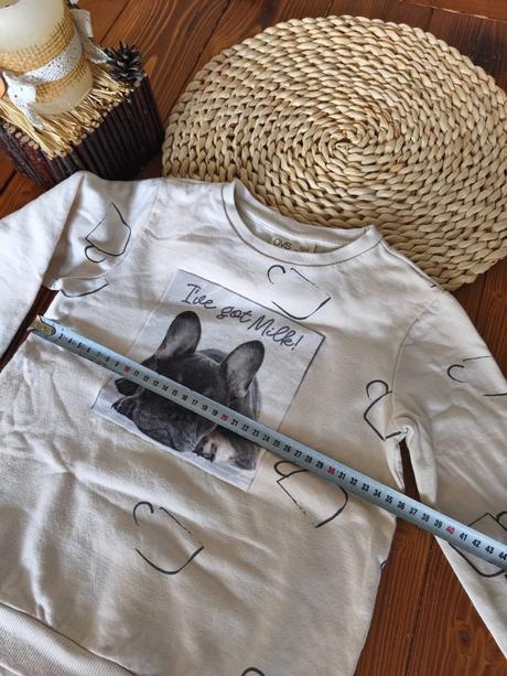 Mikinka ovs 116-122 bezova, ovs,116