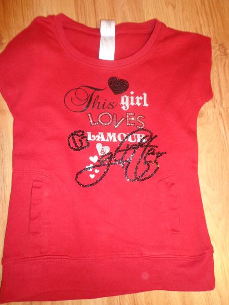 Tričko s flitrami , c&a,104